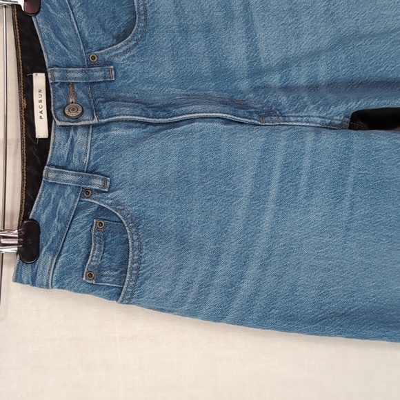 Pacsun High Rise Straight Leg Two Tone Jean Size 23 - Picture 3 of 5